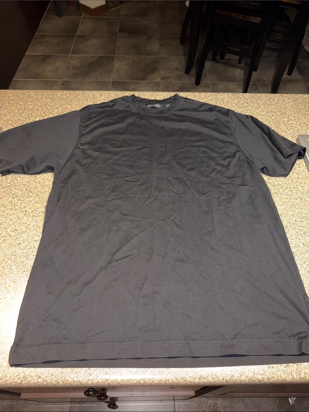 Scott Barber Pima Cotton Black Short Sleeve Crew Neck Tee